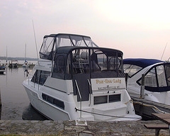 Boat cabin cruiser